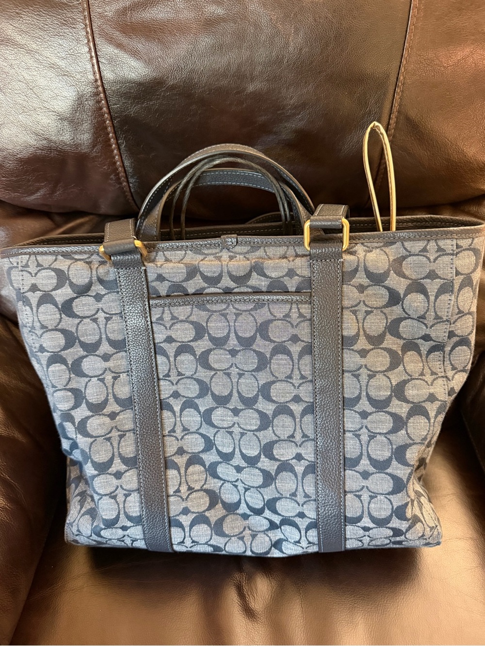Coach Hudson Double Handle Tote Bag - Picture 3 of 11